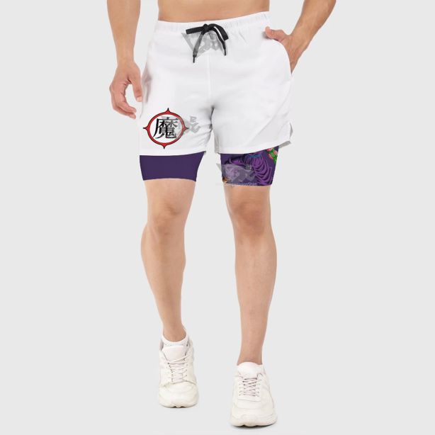 Dragon Ball Piccolo White Men Compression Gym Short