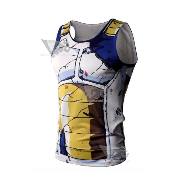 Dragon Ball Tank Tops Vegeta Combat