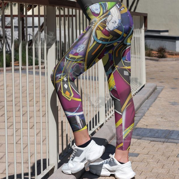 Dragon Ball Whis Yellow Women Compression Legging