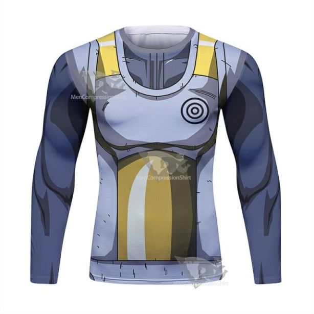 Dragon Ball Z Capsule Vegeta Long Sleeve Elite Rashguard