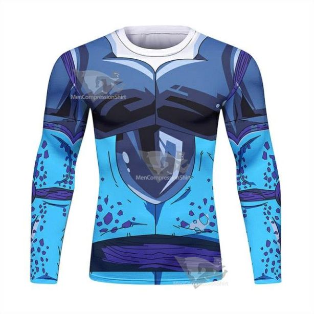 Dragon Ball Z Cell Jr Long Sleeve Elite Rashguard