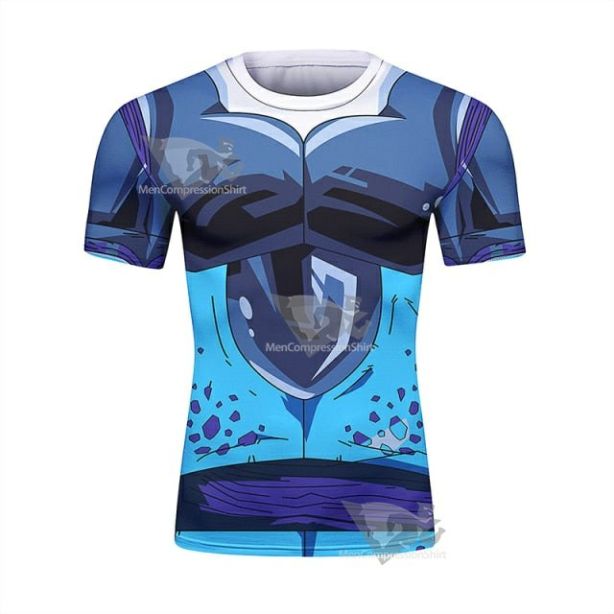 Dragon Ball Z Cell Jr Short Sleeve Elite Rashguard