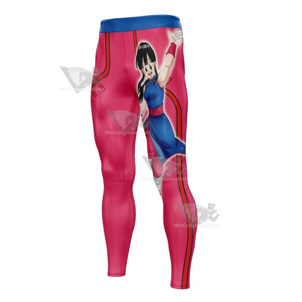 Dragon Ball Z Chi Chi Pink Men Compression Legging