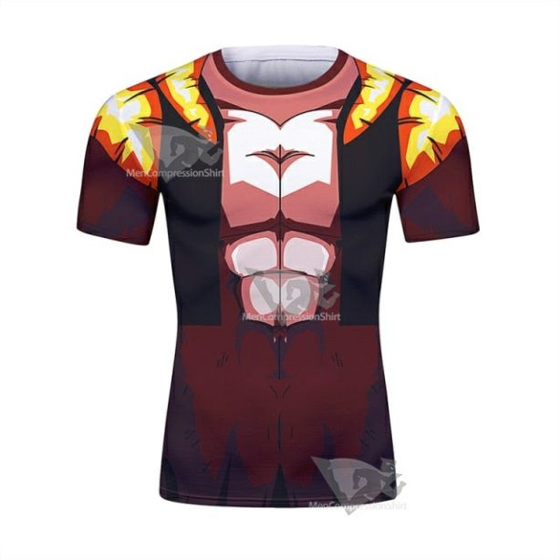 Dragon Ball Z Super Saiyan 4 Gogeta Short Sleeve Elite Rashguard