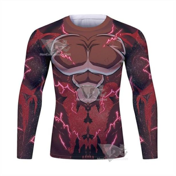 Dragon Ball Z Super Saiyan 4 Goku Long Sleeve Elite Rashguard