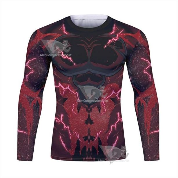 Dragon Ball Z Super Saiyan 4 Onyx Vegeta Long Sleeve Elite Rashguard