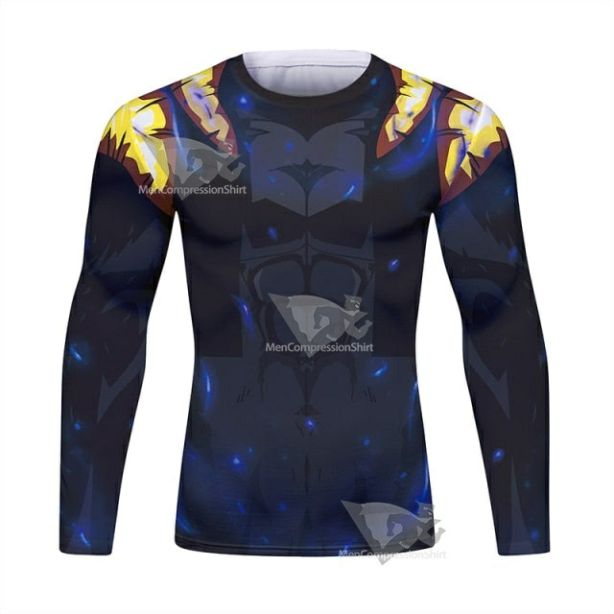 Dragon Ball Z Super Saiyan Onyx Gogeta Long Sleeve Elite Rashguard