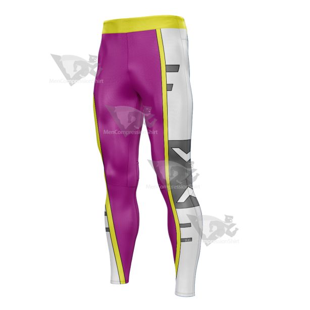 Dragon Ball Zenou Purple Mens Compression Legging