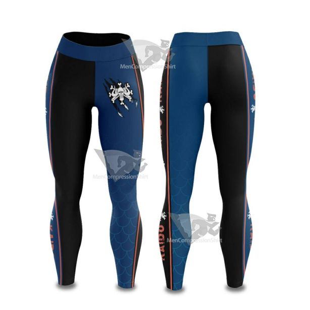 Dragon Blue Stylish Women Compression Leggings