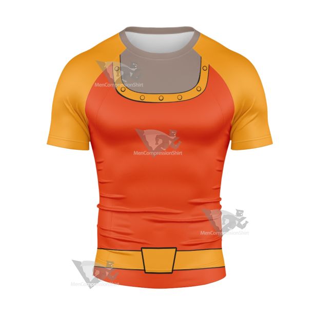 Dragons Lair Dirk Starts Short Sleeve Compression Shirt