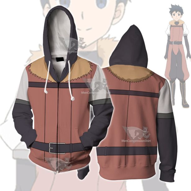 Dudes Vrmmo Life Earth Cosplay Zip Up Hoodie