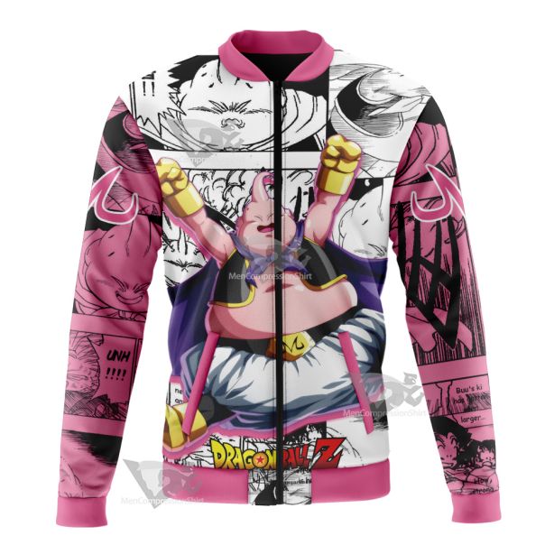 Fat Majin Buu Dragon Ball Pink Bomber Jacket