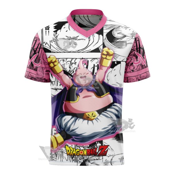 Fat Majin Buu Dragon Ball Pink Football Jersey