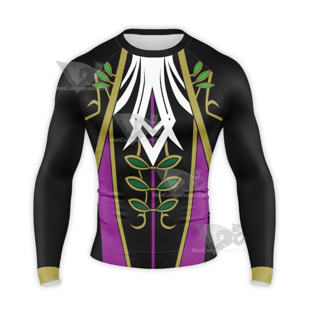 Fate Grand Order Wolfgang Amadeus Long Sleeve Compression Shirt