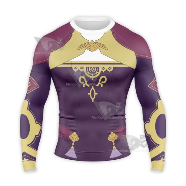 Fire Emblem Bernadetta Timeskip Purple Long Sleeve Compression Shirt