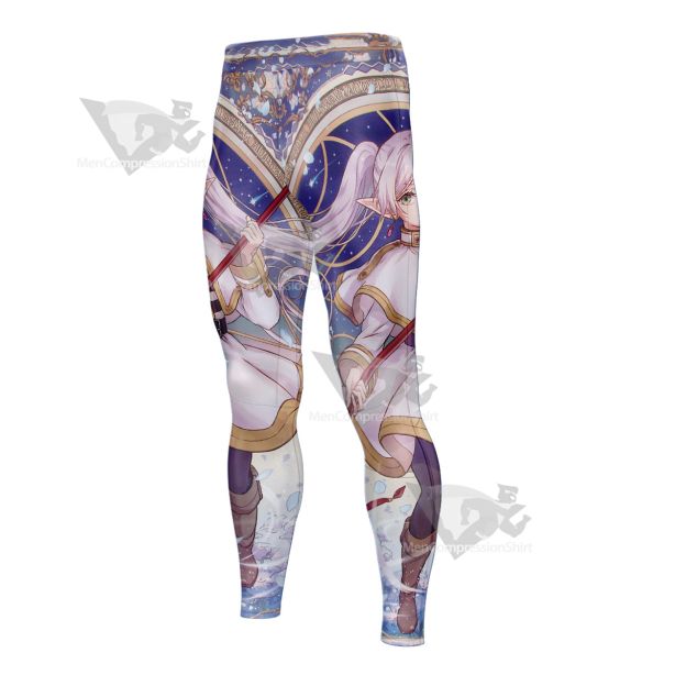 Frieren At The Funeral Staff Illustration Men Compression Legging