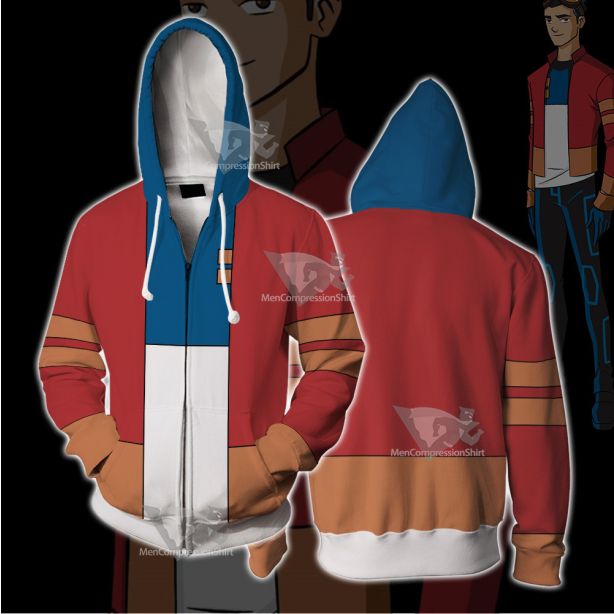 Generator Rex Orange Cosplay Zip Up Hoodie