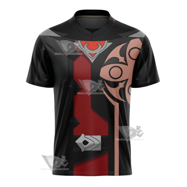 Genshin Impact Fatui Diplomat Viktor Football Jersey