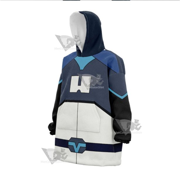 Glitch Techs Miko Kubota Blue Cosplay Snug Oversized Blanket Hoodie