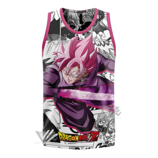 Goku Black Rose Dragon Ball Basketball Jersey