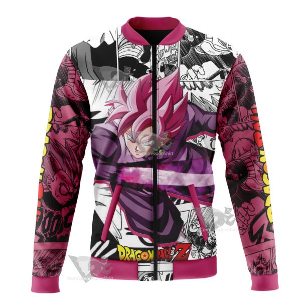 Goku Black Rose Dragon Ball Bomber Jacket