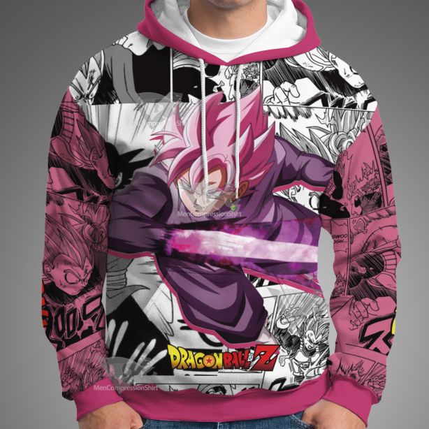 Goku Black Rose Dragon Ball Cosplay Hoodie