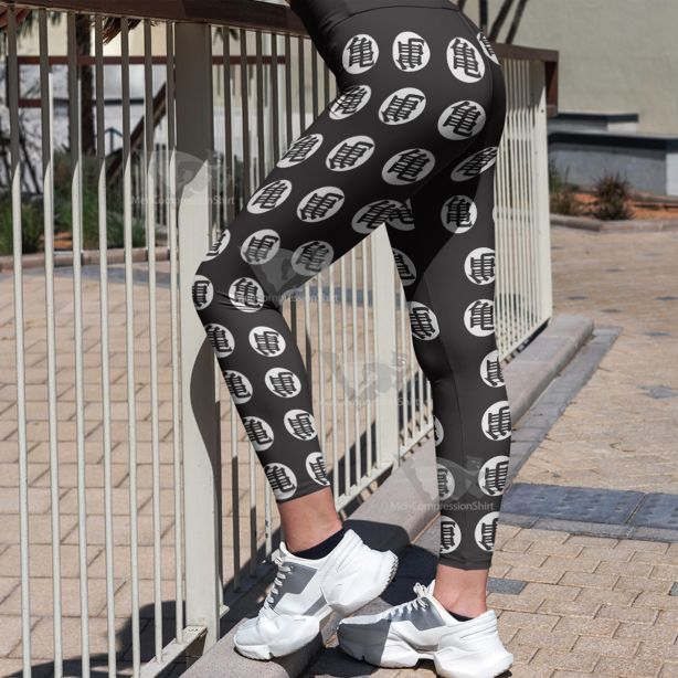 Goku Logo Black Women Leggings