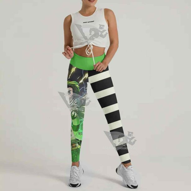 Halloween Beetlejuice Leggings