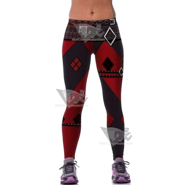 Harlequin Gym Compression Leggingspants For Women