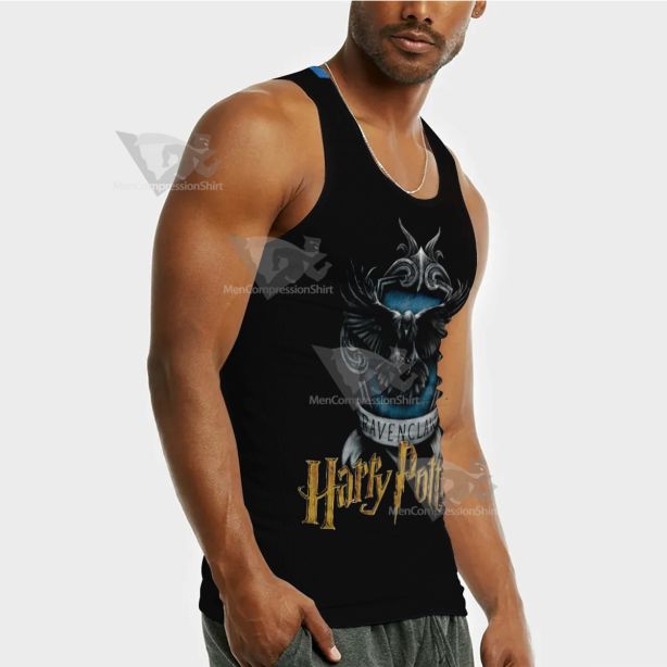 Harry Potter Blue Sleeveless Compression Shirt