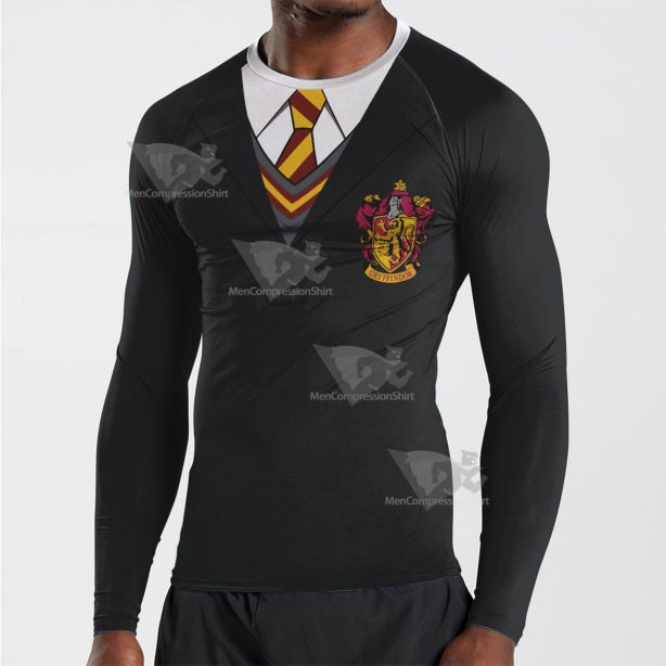 Harry Potter Gryffindor Hermione Long Sleeve Compression Shirt