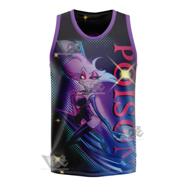 Hazbin Hotel Poison Basketball Jersey