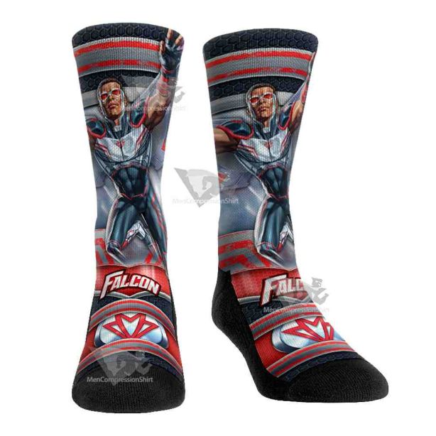 Hero Pose Falcon Men Tight Socks