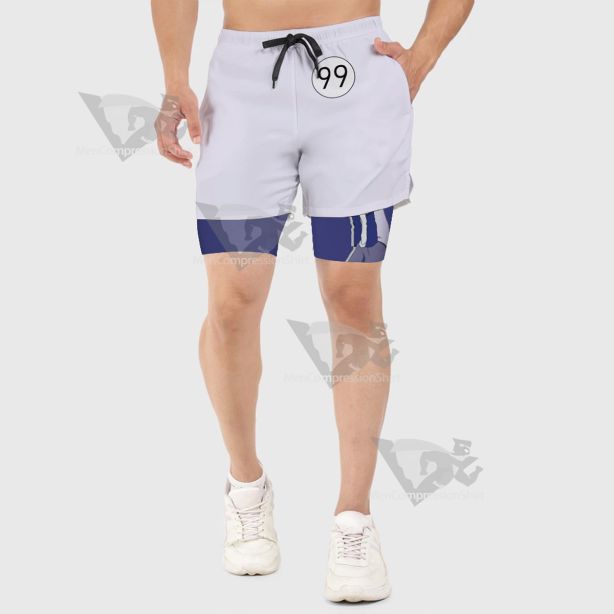 Hunter Zoldyck Killua White Men Compression Gym Short