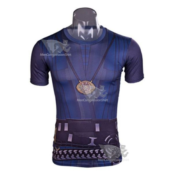 Infinity War Dr Strange Short Sleeve Compression Shirt For Men