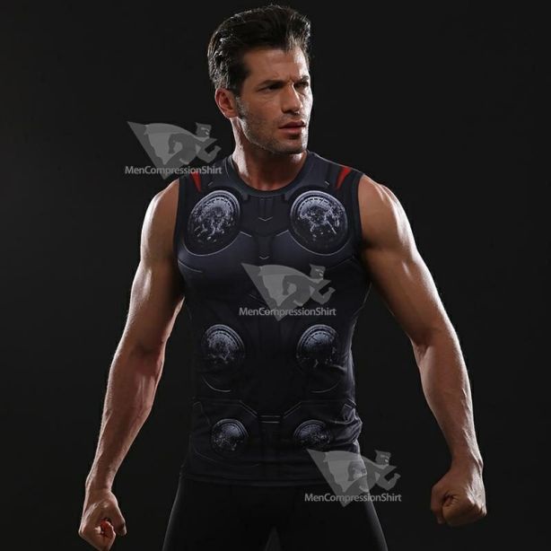 Infinity War Odinson Compression Tank Top For Men