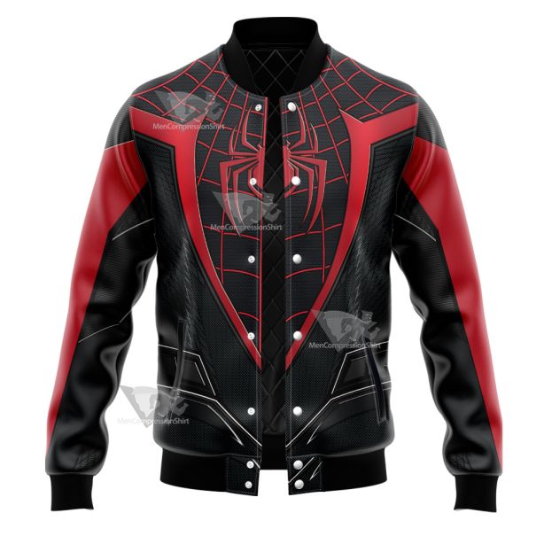 Insomniac Parker 2 Miles Morales Varsity Jacket