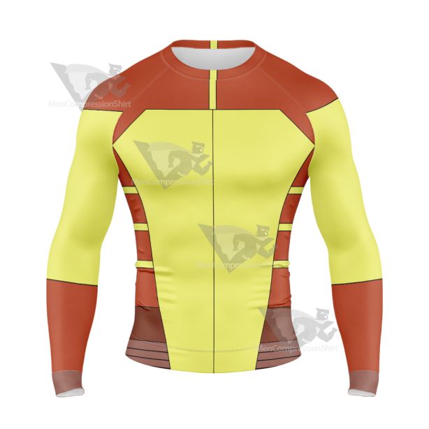 Invincible Rex Splode Long Sleeve Compression Shirt