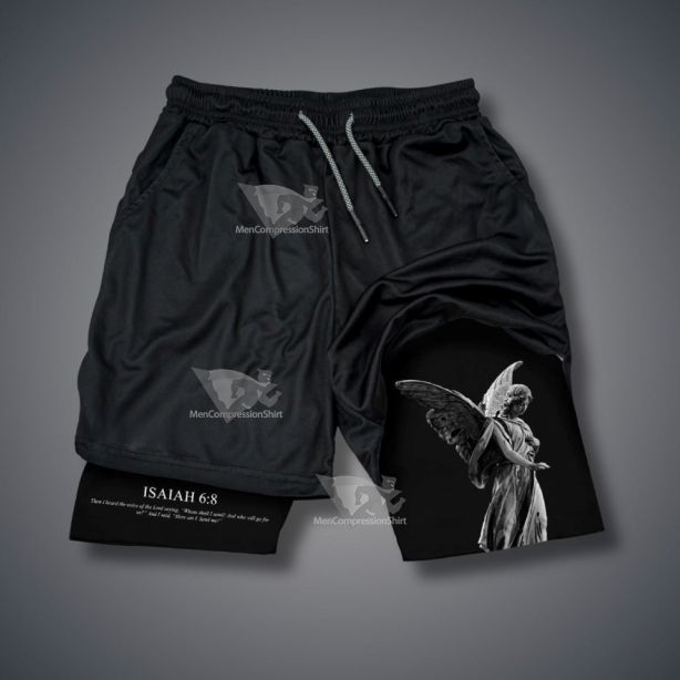 Isaiah 6 8 Angel Performance Shorts