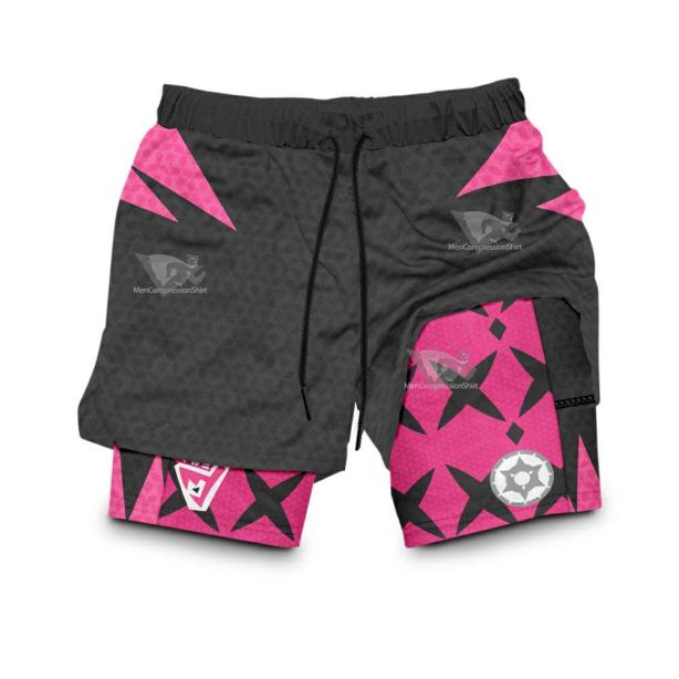 Japanese Anime Dark Uniform Compression Shorts