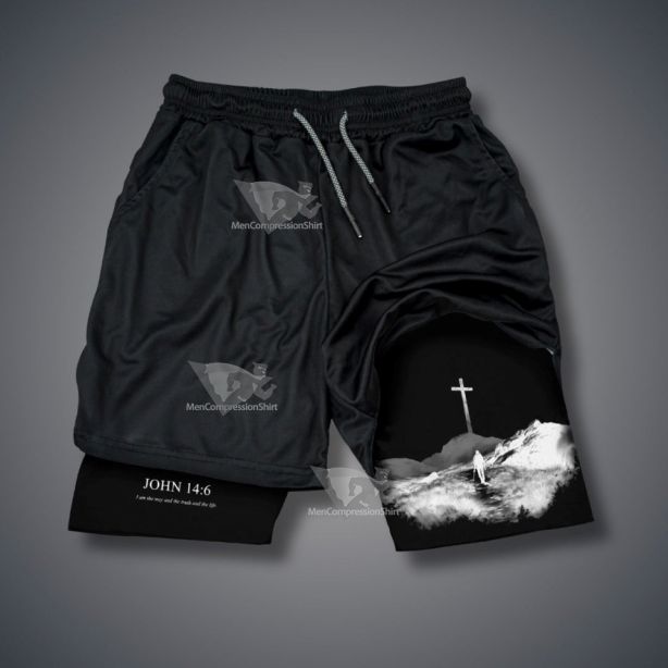 John 14 6 Cross Performance Shorts