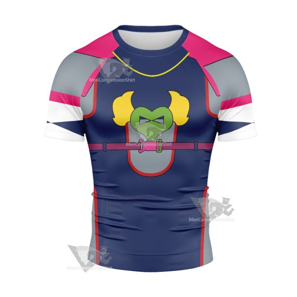 Jojo Bizarre Adventure Jodio Joestar Short Sleeve Compression Shirt