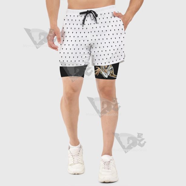 Jojos Bizarre Adventure Bruno Bucciarati White Men Compression Gym Short