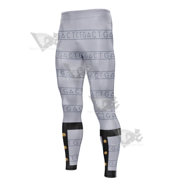 Jojos Bizarre Adventure Whitesnake White Mens Compression Legging