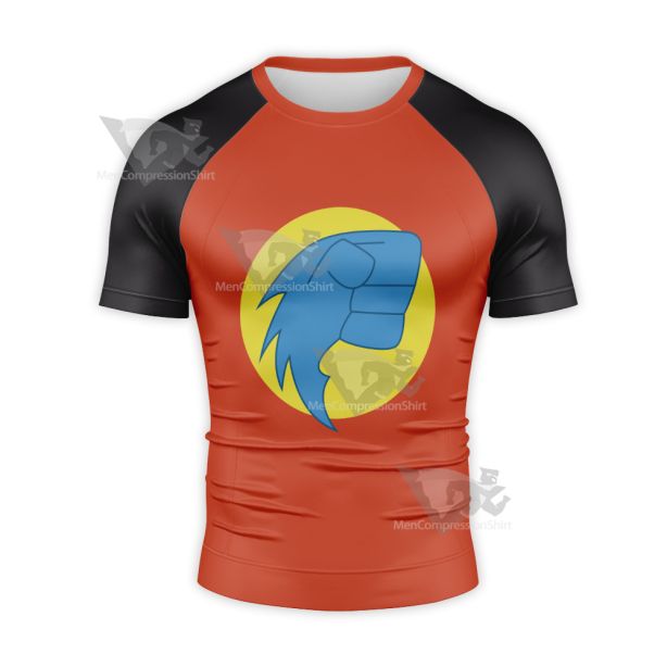 Juniper Lee Ray Ray Lee Red Cosplay Short Sleeve Compression Shirt