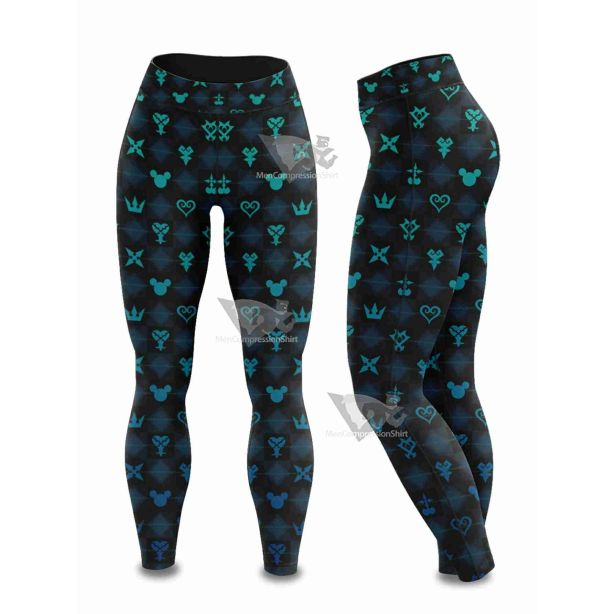 Khearts Pattern Women Compression Leggings