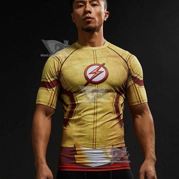 Kid Barry Allen Compression Shirts