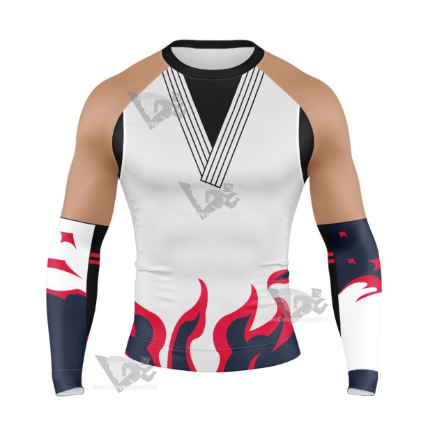 Kof The King Of Fighters Andy Bogard Long Sleeve Compression Shirt