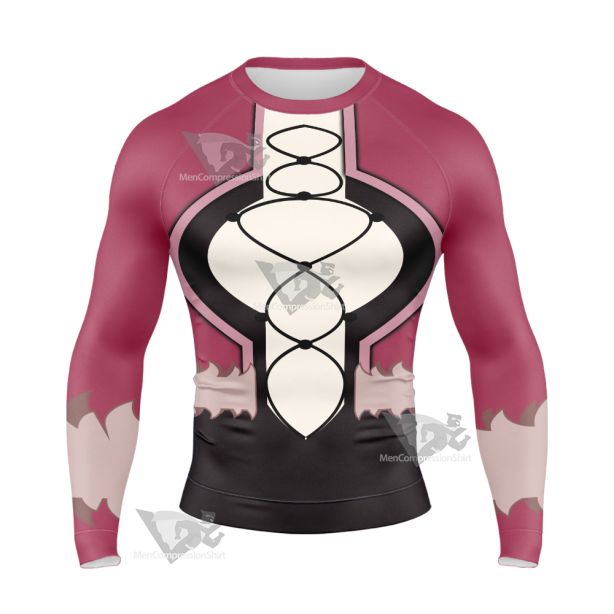 Kof The King Of Fighters Shermie Long Sleeve Compression Shirt