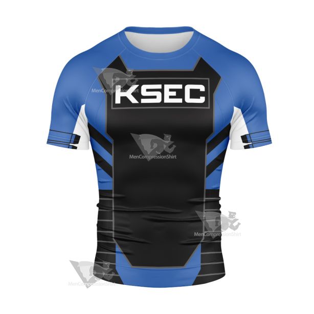 Ksec Mirrors Edge Catalyst Short Sleeve Compression Shirt